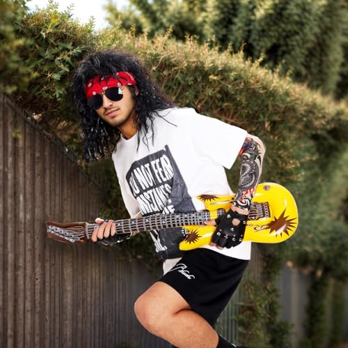 Punk Rocker Dudes 80s Wardrobe Set for Men