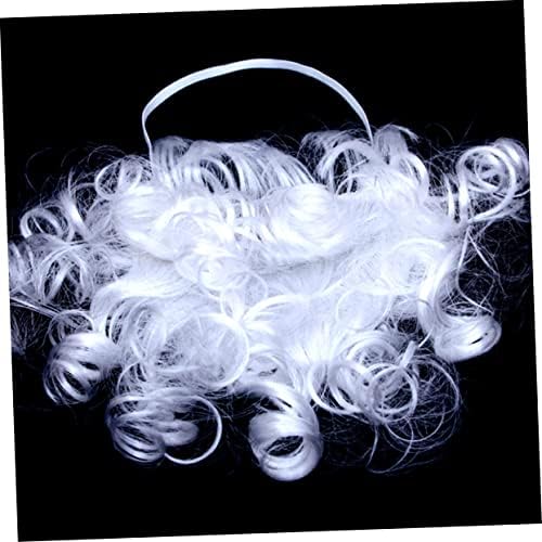 Halloween Party Fake Beard Costume White-beast costume