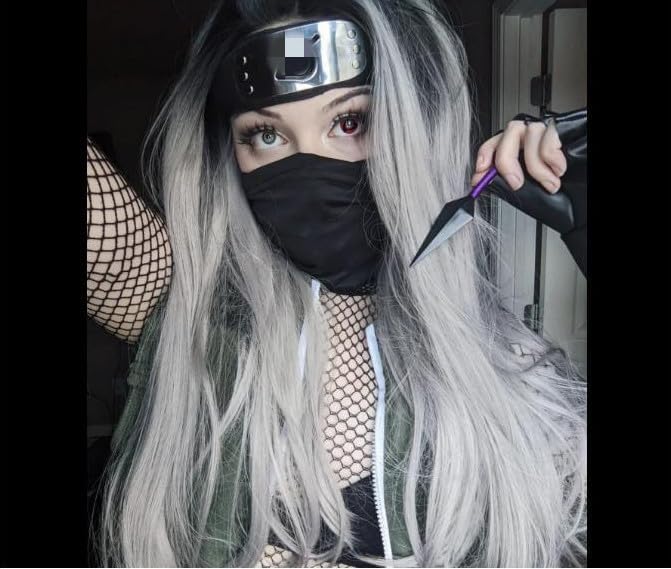 Anime Ninja Mask Headband Set for Cosplay