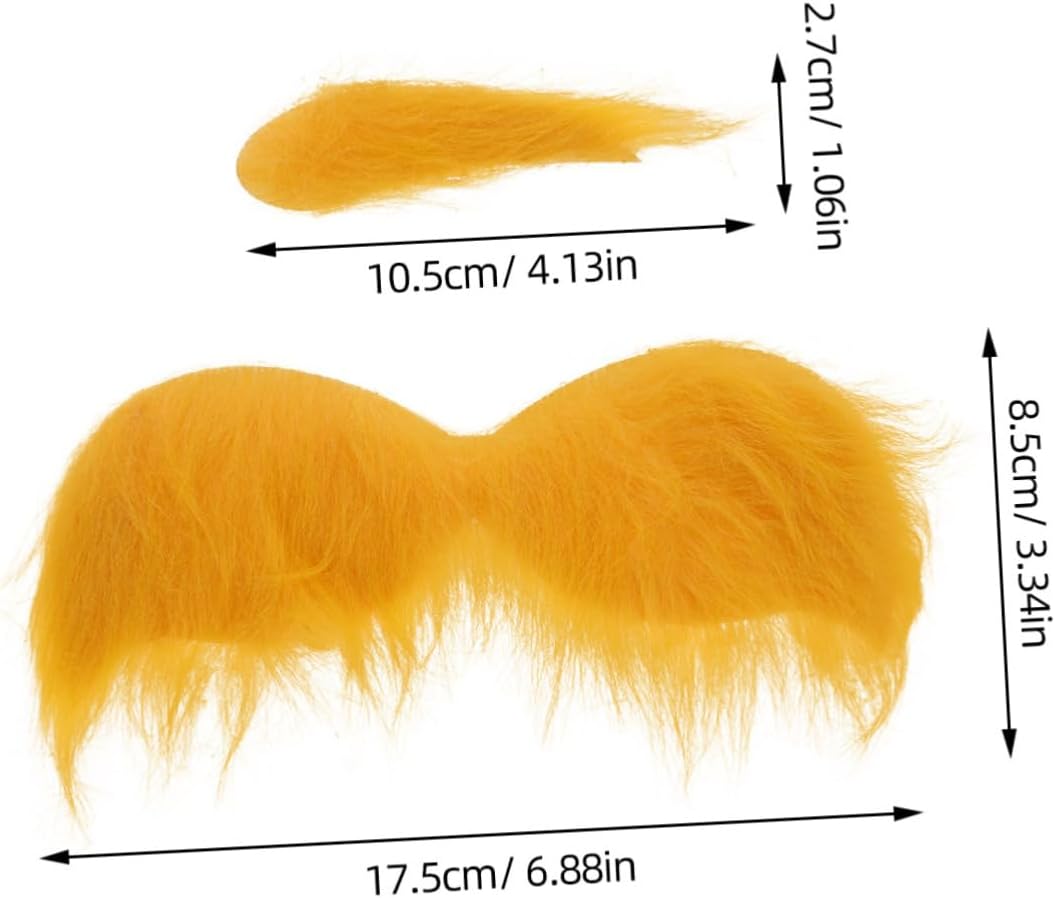 Halloween Fake Beard and Eyebrow Costume Props