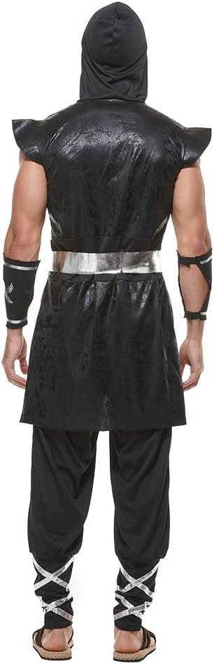 Ninja Costume Men Japanese Dragon Swordman