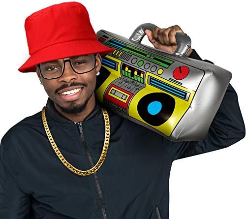 Meekoo 80s90s Hip Hop Costume Kit Accessories for Men Women