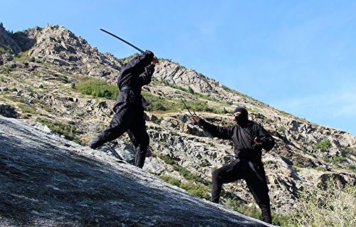 Real Ninja Costumes for Men 14oz Black Belt Included