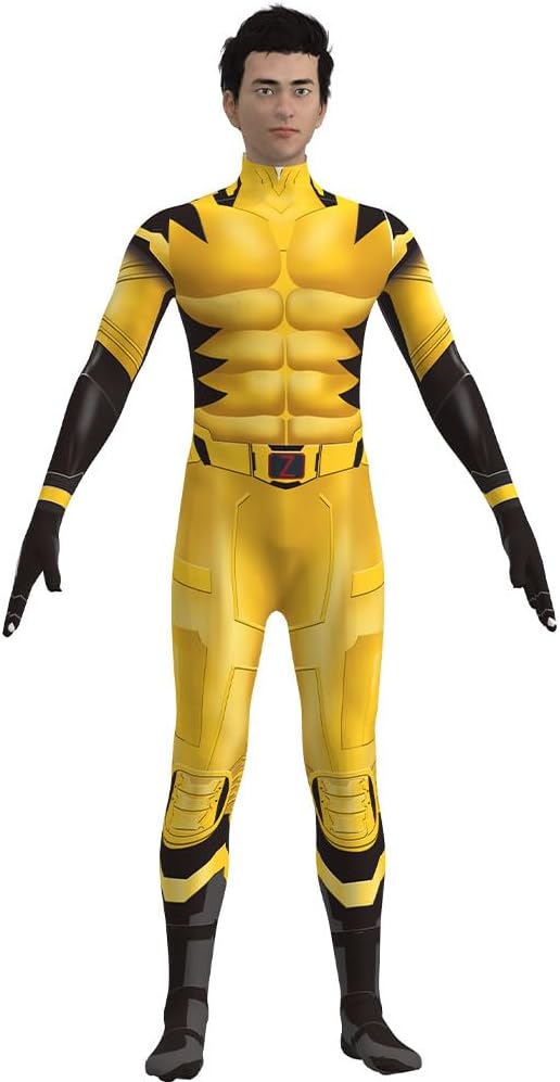 Anime Mens Cosplay Jumpsuit Halloween Costume
