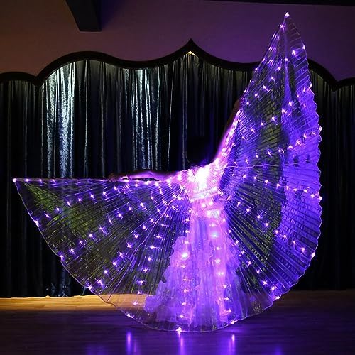 FUN ELEGANT LED WINGS FOR BELLY DANCE