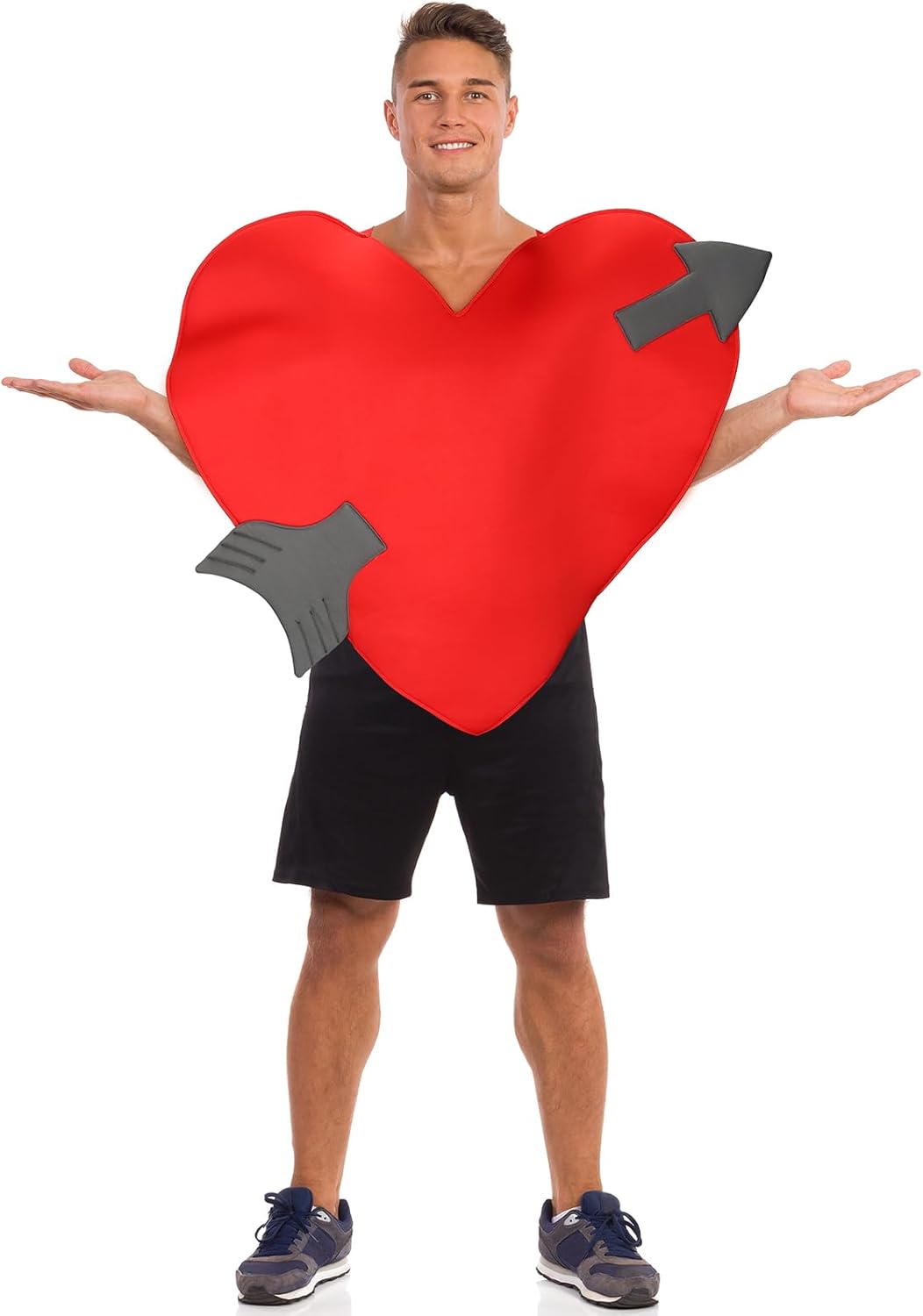Adults Valentines Celebration Heart Costume for Halloween Love Party Mothers Day