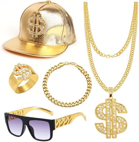 80s 90s Hip Hop Rap Costumes Kit