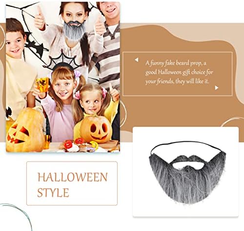 3PCS Fake Beards Halloween Costume for Kids