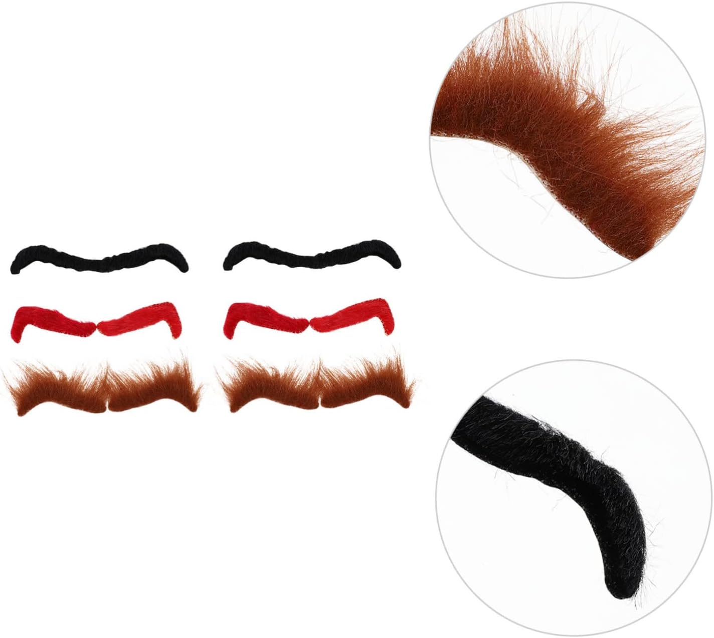 Homoyoyo Fake Eyebrows Halloween Costume Props