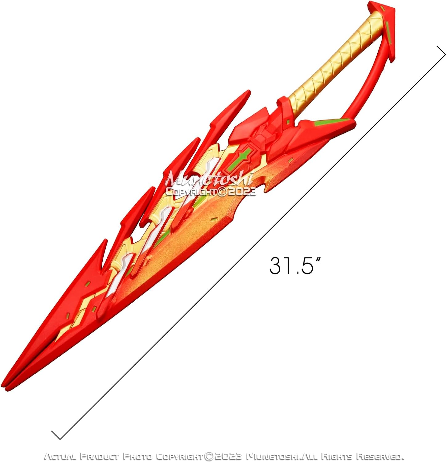 315 Foam Aegis Flameblade Sword Gamers Cosplayers Love