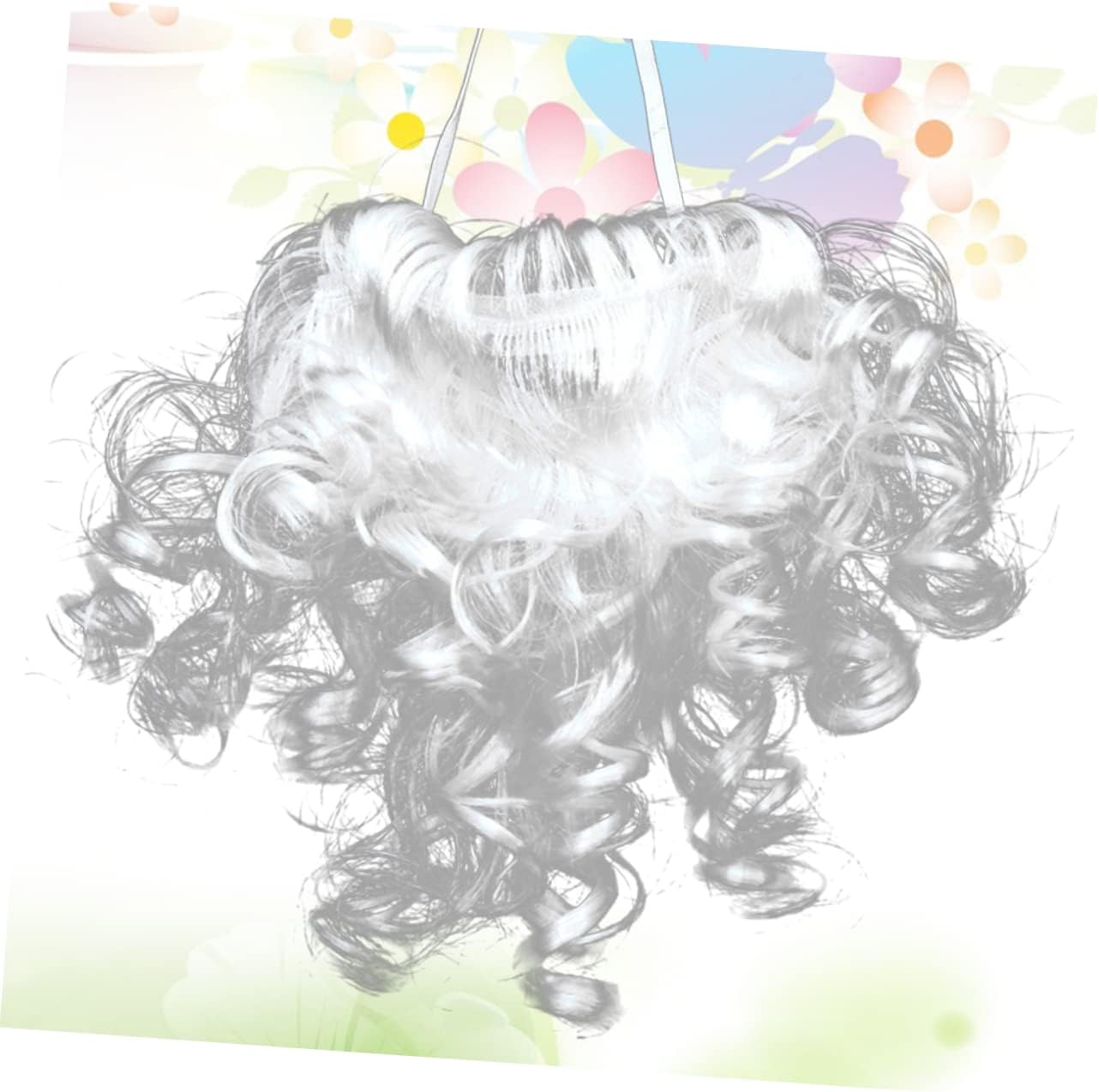 GALPADA Fake Beard Halloween costume - White Role Play beard Costume