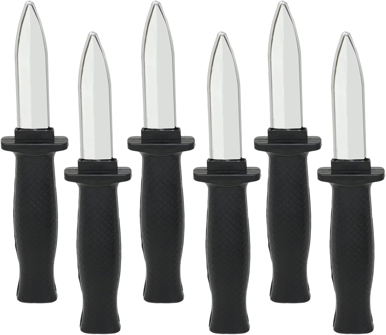 Halloween 6-Piece Plastic Artificial Knife Trick Pack