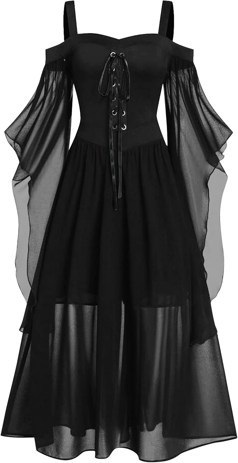 FlemkmanArt Womens Renaissance Boho Set for Halloween More