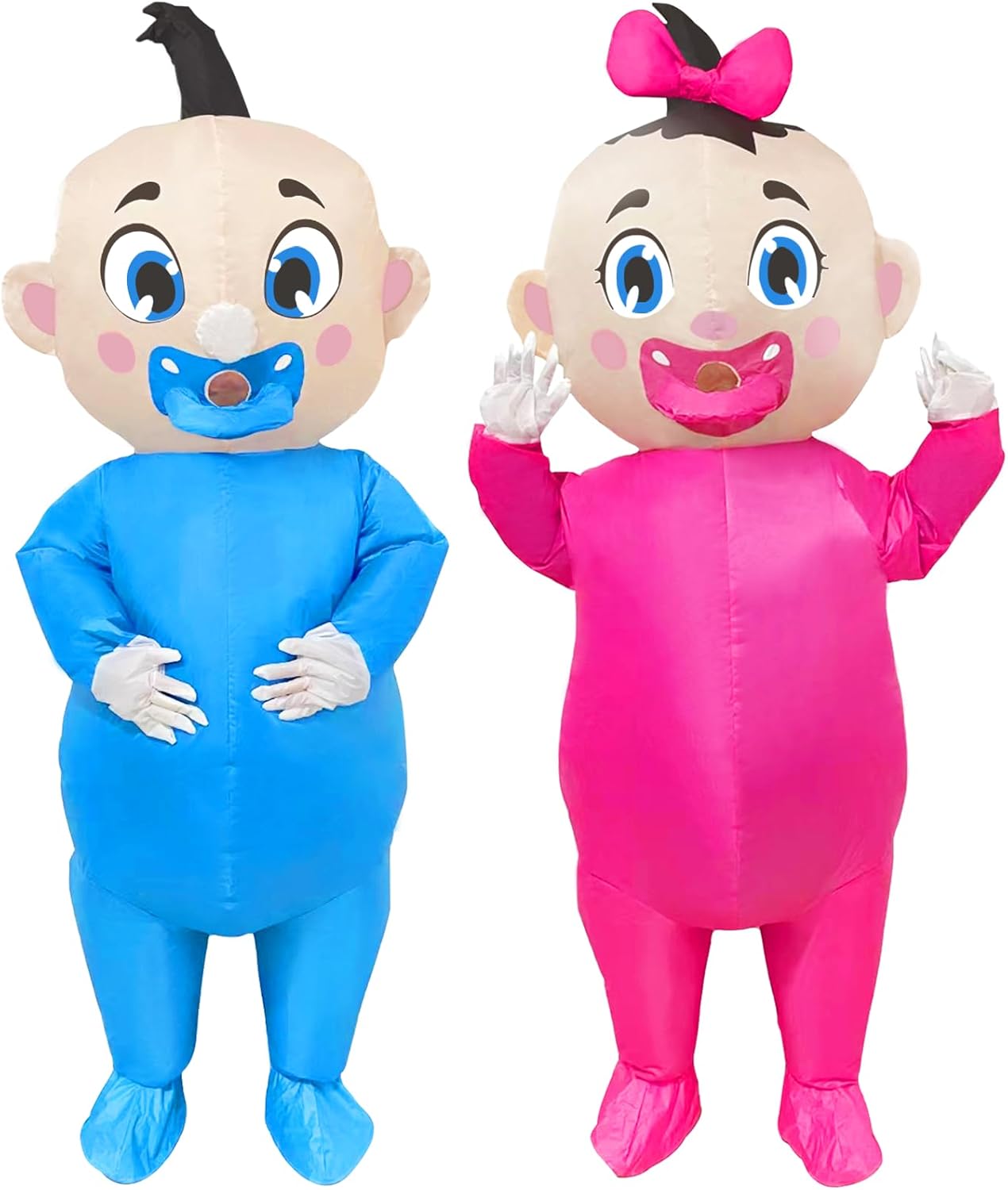 Gigantic Baby Blow-Up Costume for Adults Gender Reveal Party