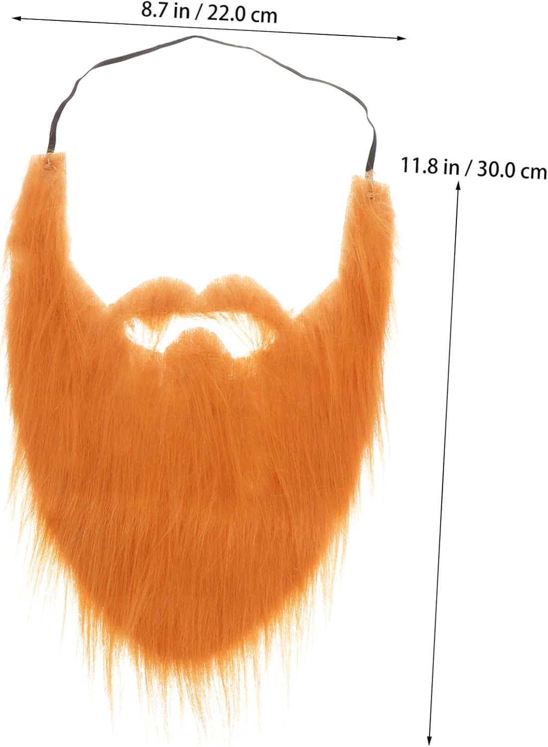 VALICLUD Fake Beards 2-Piece Realistic Masquerade Costume for Adults