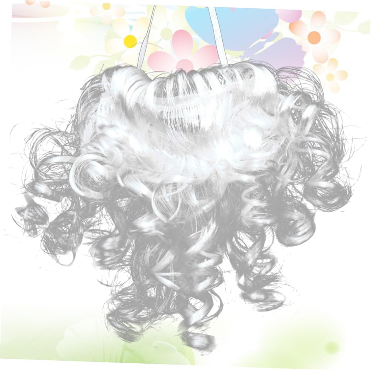 Halloween Party Fake Beard Costume White-beast costume