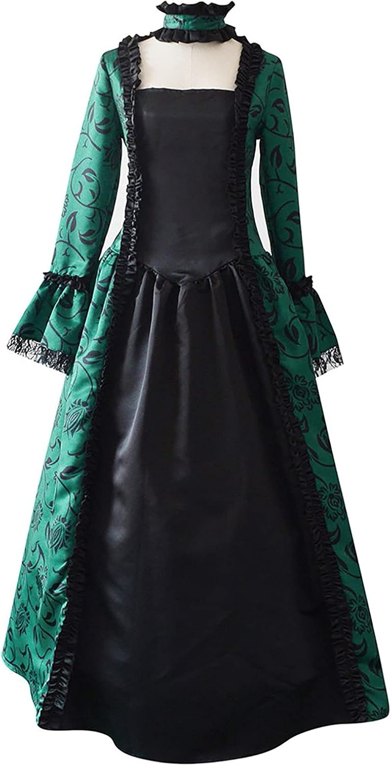 Viktorn Princess sparked Regency renaissance dress for women medieval fashion