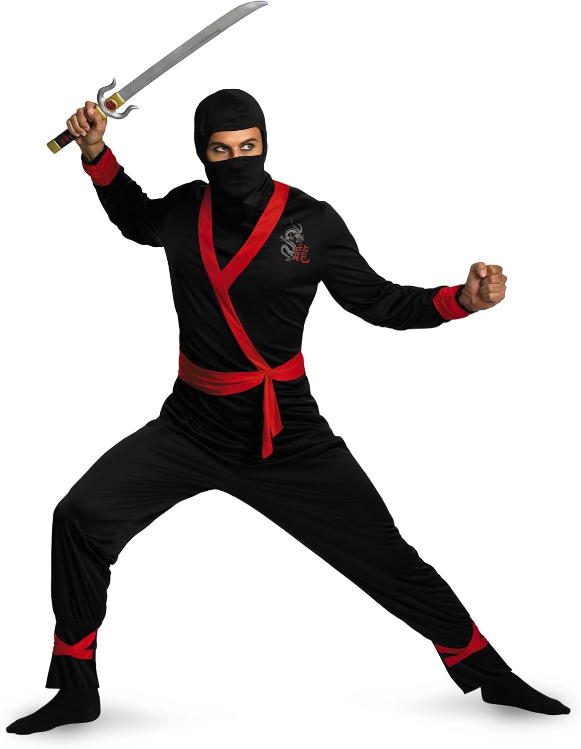 Disguise Mens Ninja Master Costume Transform into a Hero