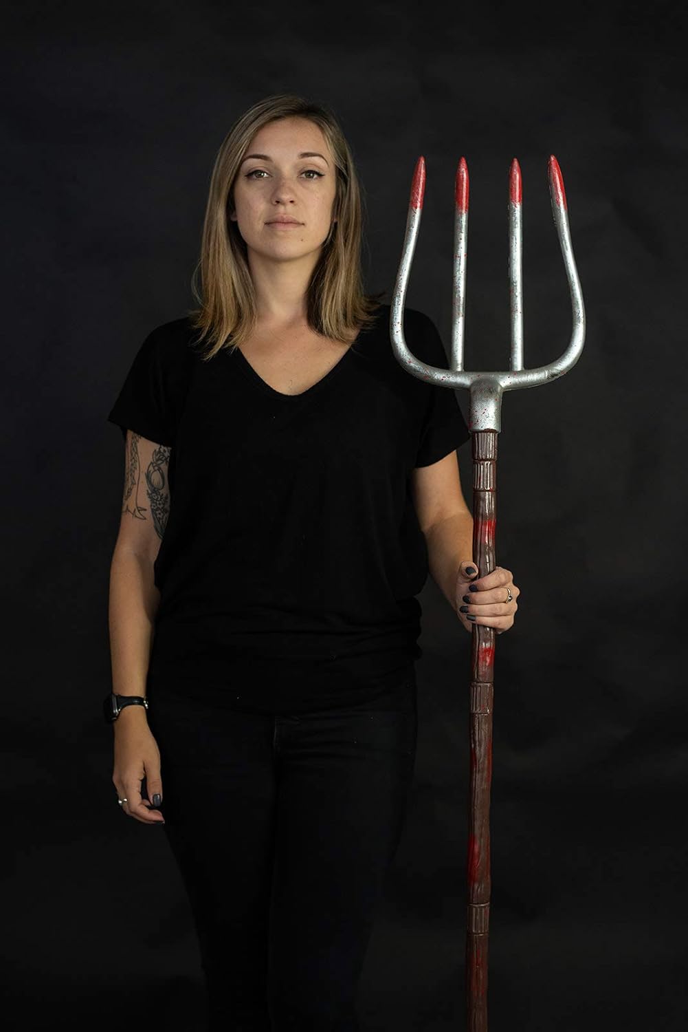 Lengthy Standout Adult Trident Pitchfork costume prop