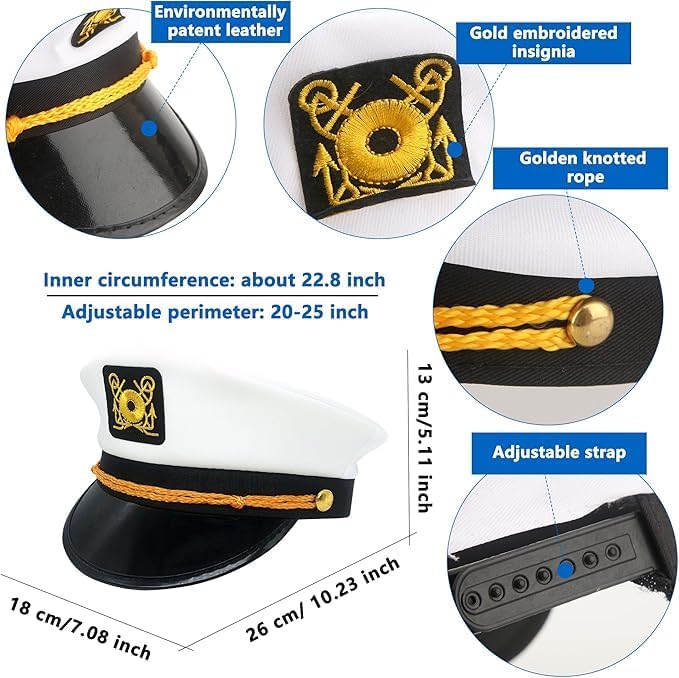 Yacht Captains Scheme - Nautical Accessories Set