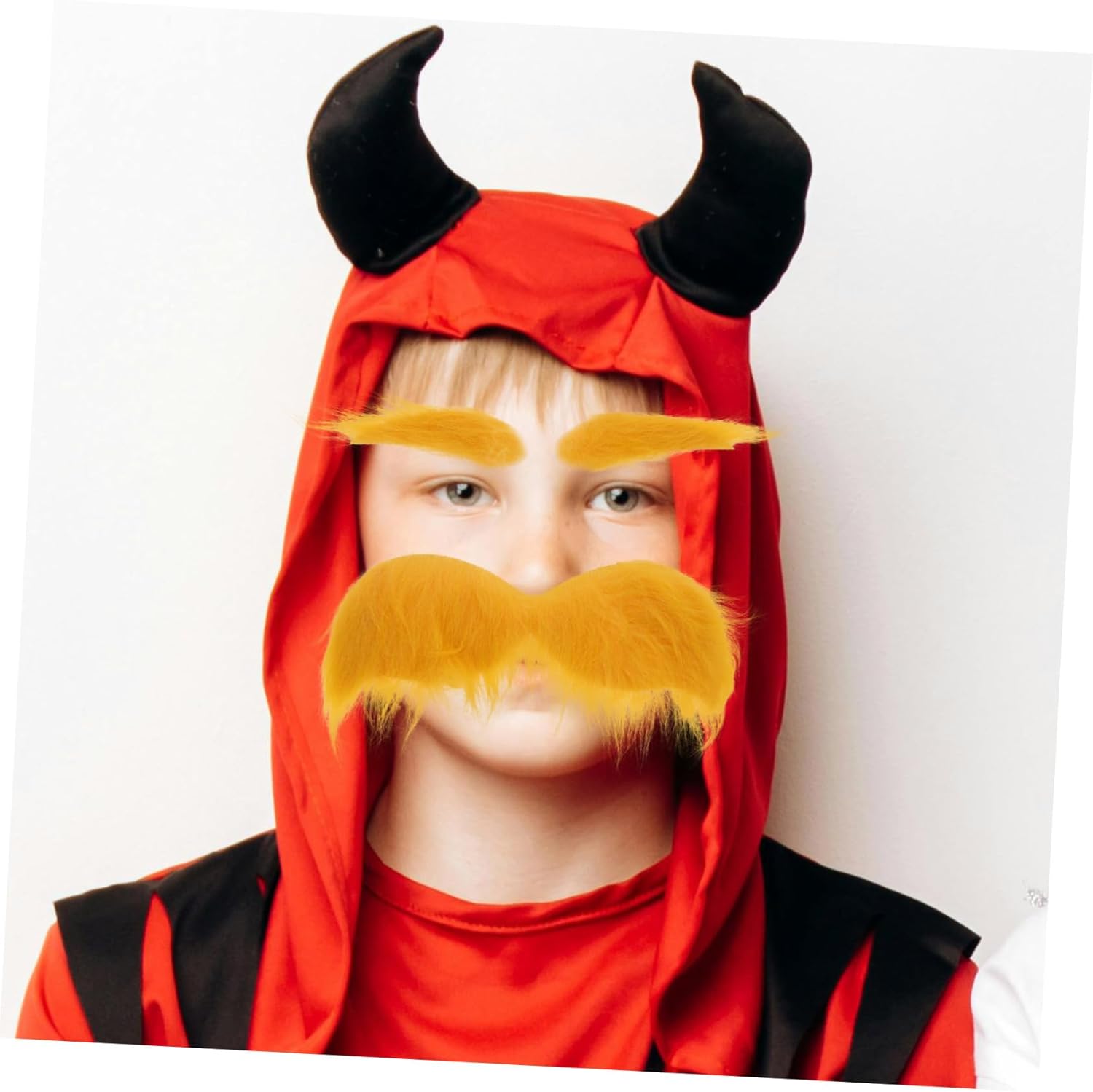 NOLITOY 1Set Cosplay Beard Fake Eyebrow Prop