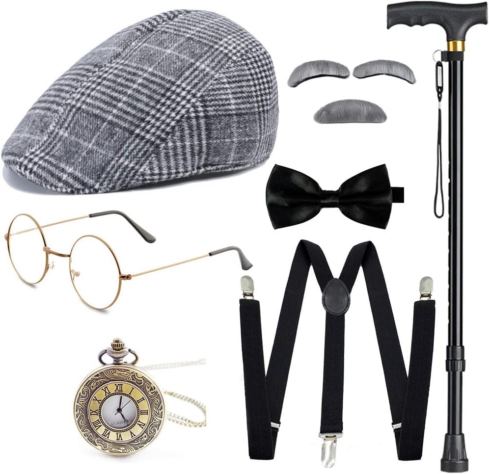 Gionforsy 1920s Gangster Costume Set