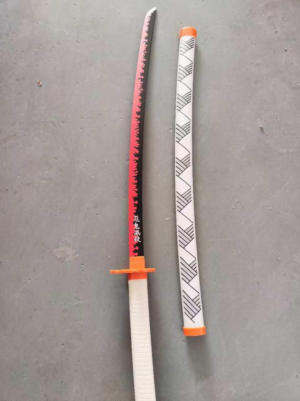 Rengoku Kyoujurou Samurai Katana Plastic Toy for Costume Play Halloween Cosplay Gift