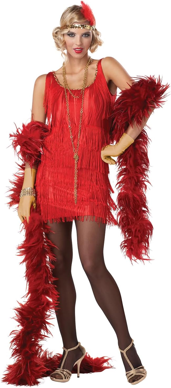 California Costumes Nostalgic 1920s Flapper Dress Up 1 Adult Medium US