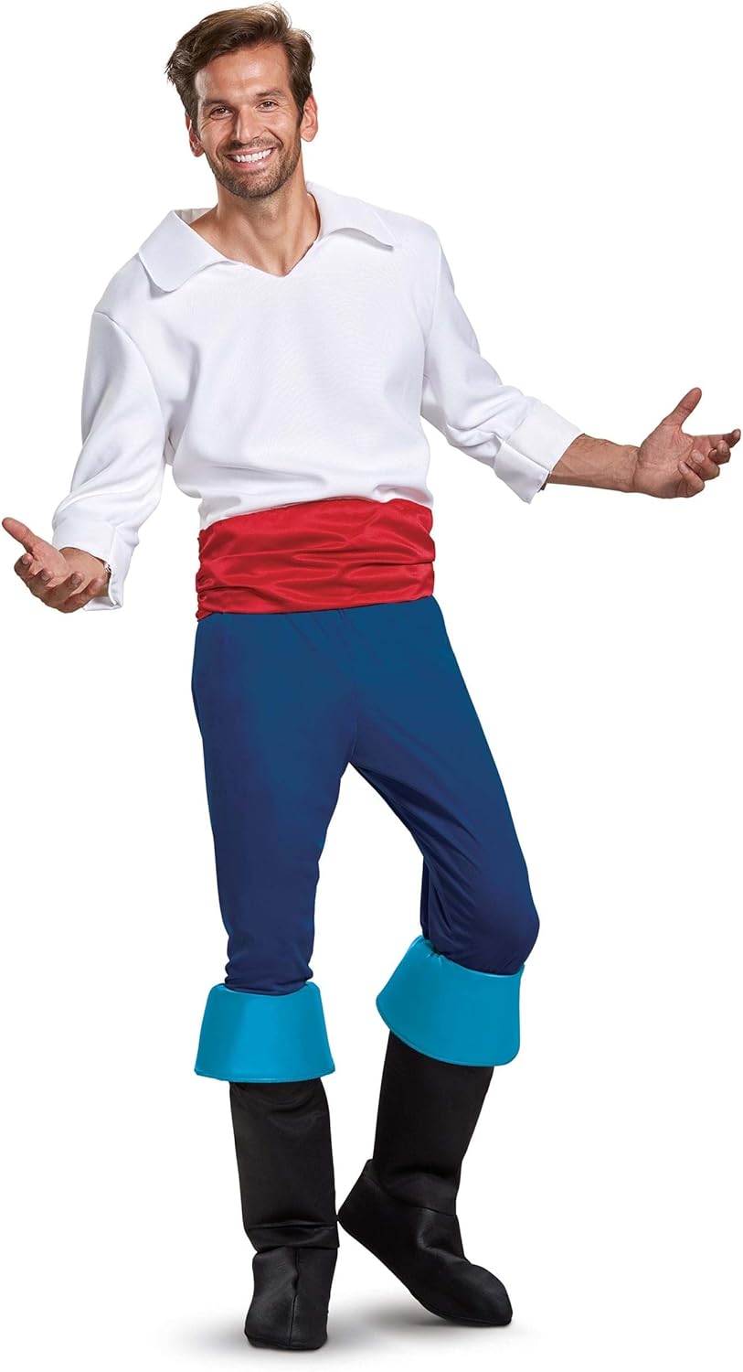 Disguise Prince Eric Deluxe for Men Ready to Transform