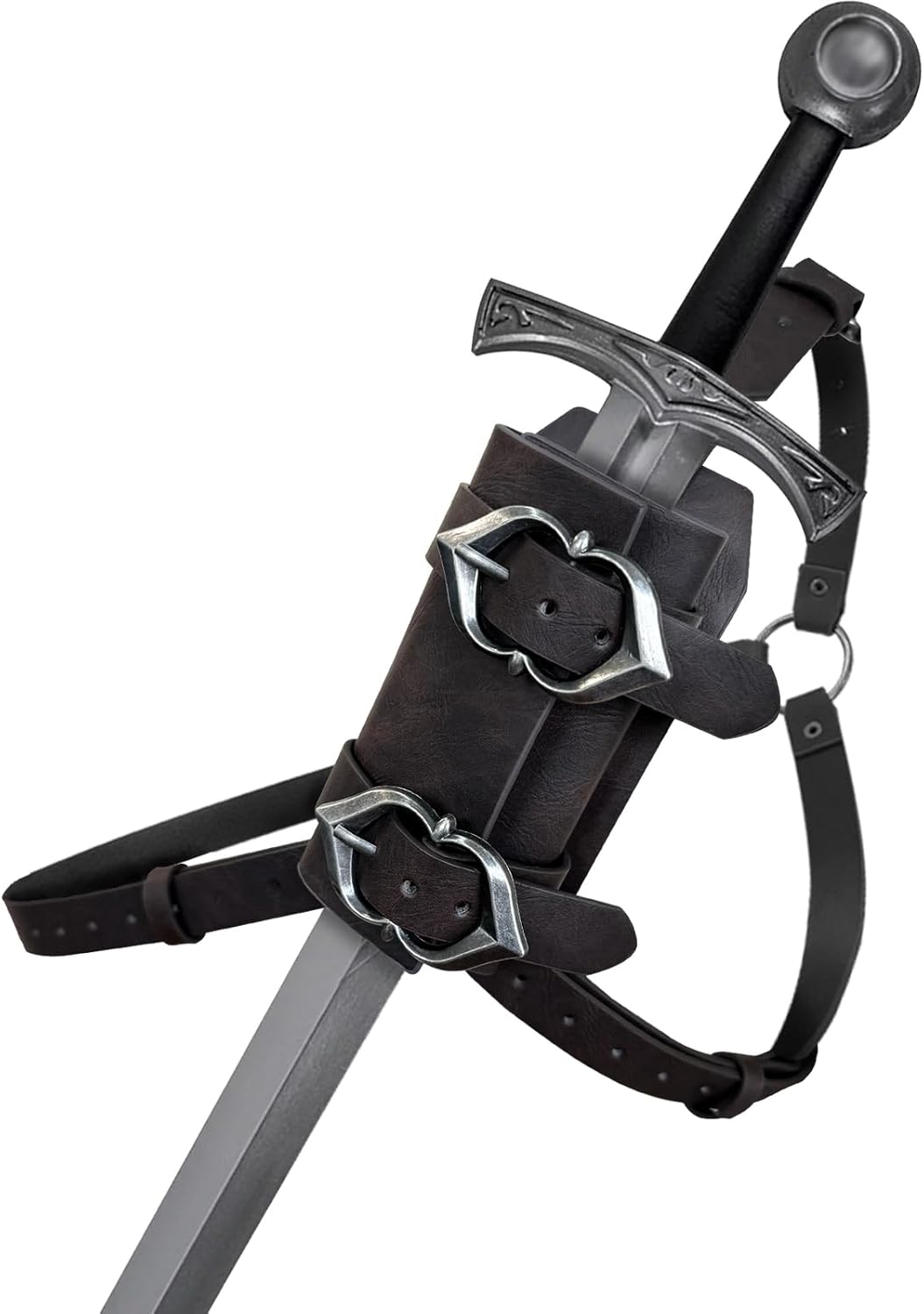 Authentic Medieval Faux Leather Adjustable Sword Holster Roleplayers Best Friend