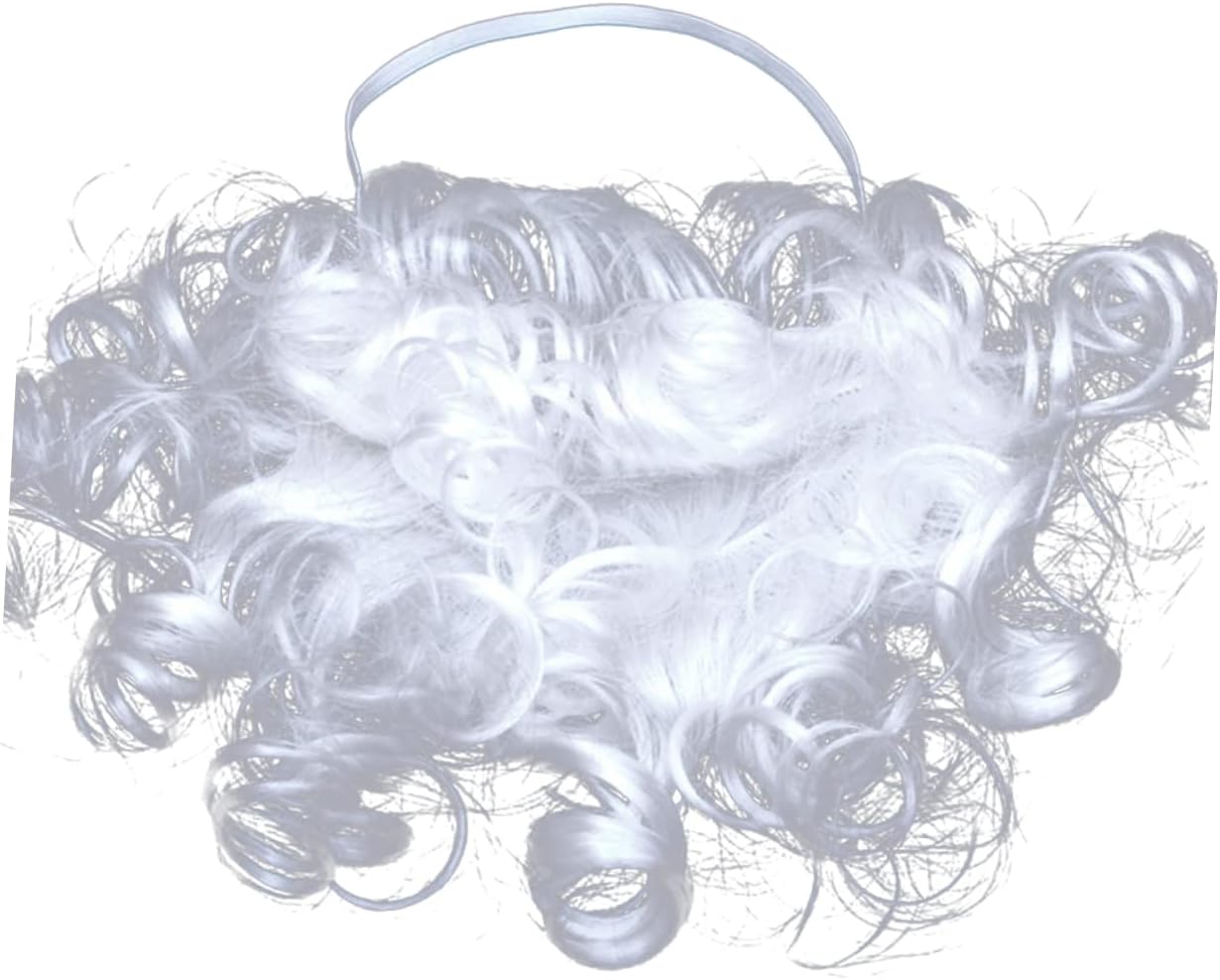 GALPADA Fake Beard Halloween costume - White Role Play beard Costume
