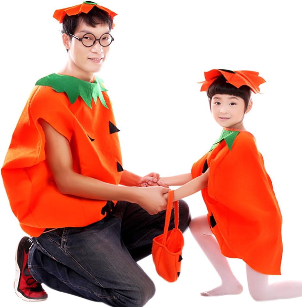 Family Halloween Pumpkin Costume Set for Kids