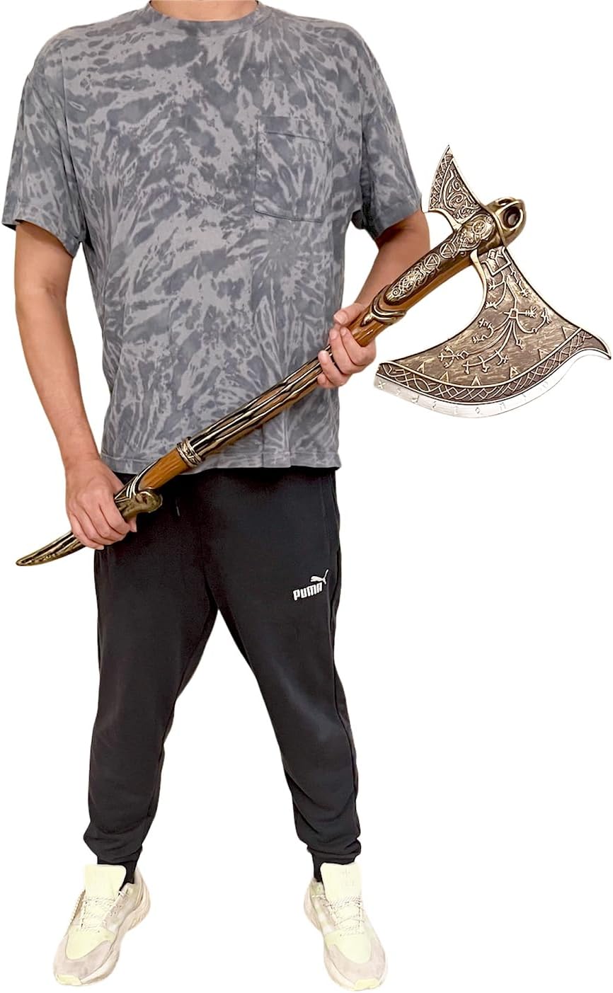 LALAPORT Medieval Foam Axe for Role-Playing Cosplay and Gifts