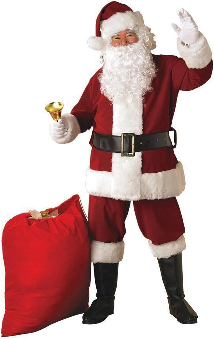 Effortlessly Regal Crimson Santa Suit ruthlessly
