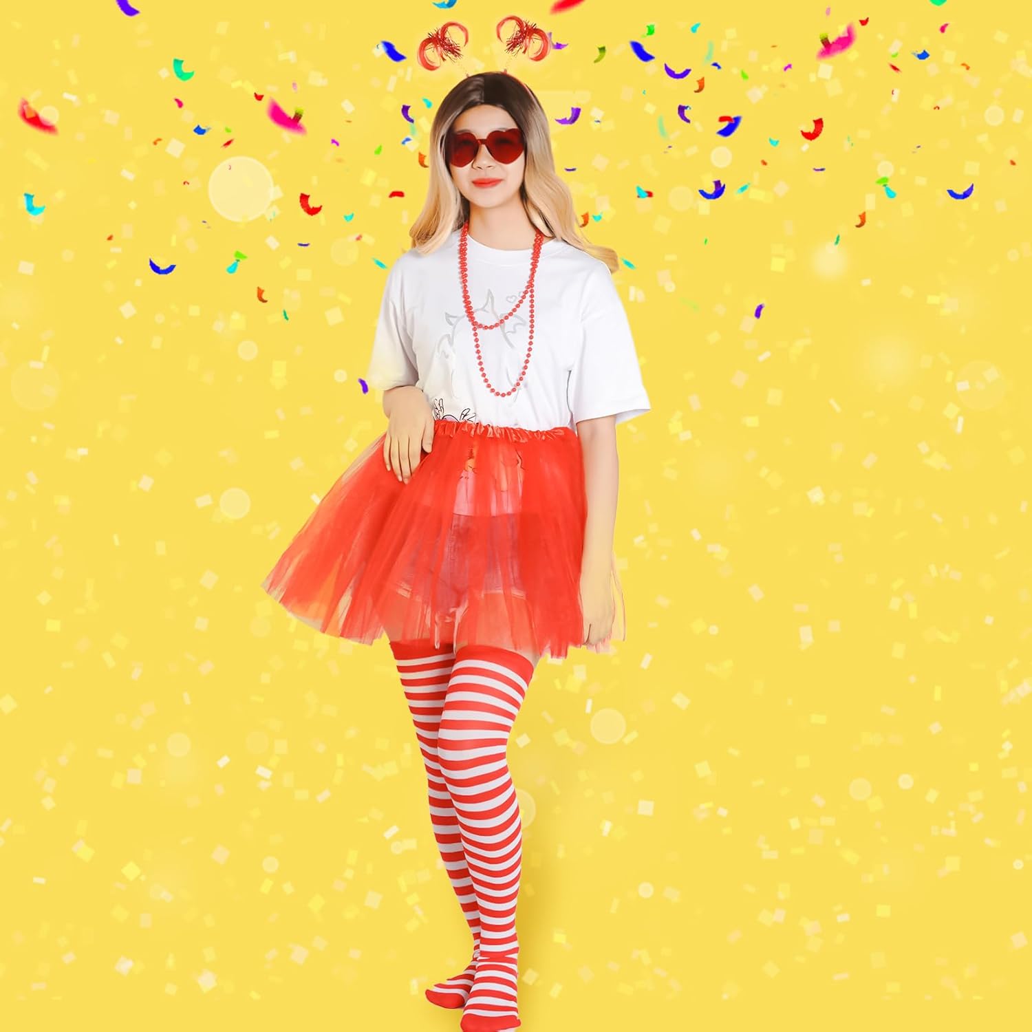 80s Women Tutu Costume Set