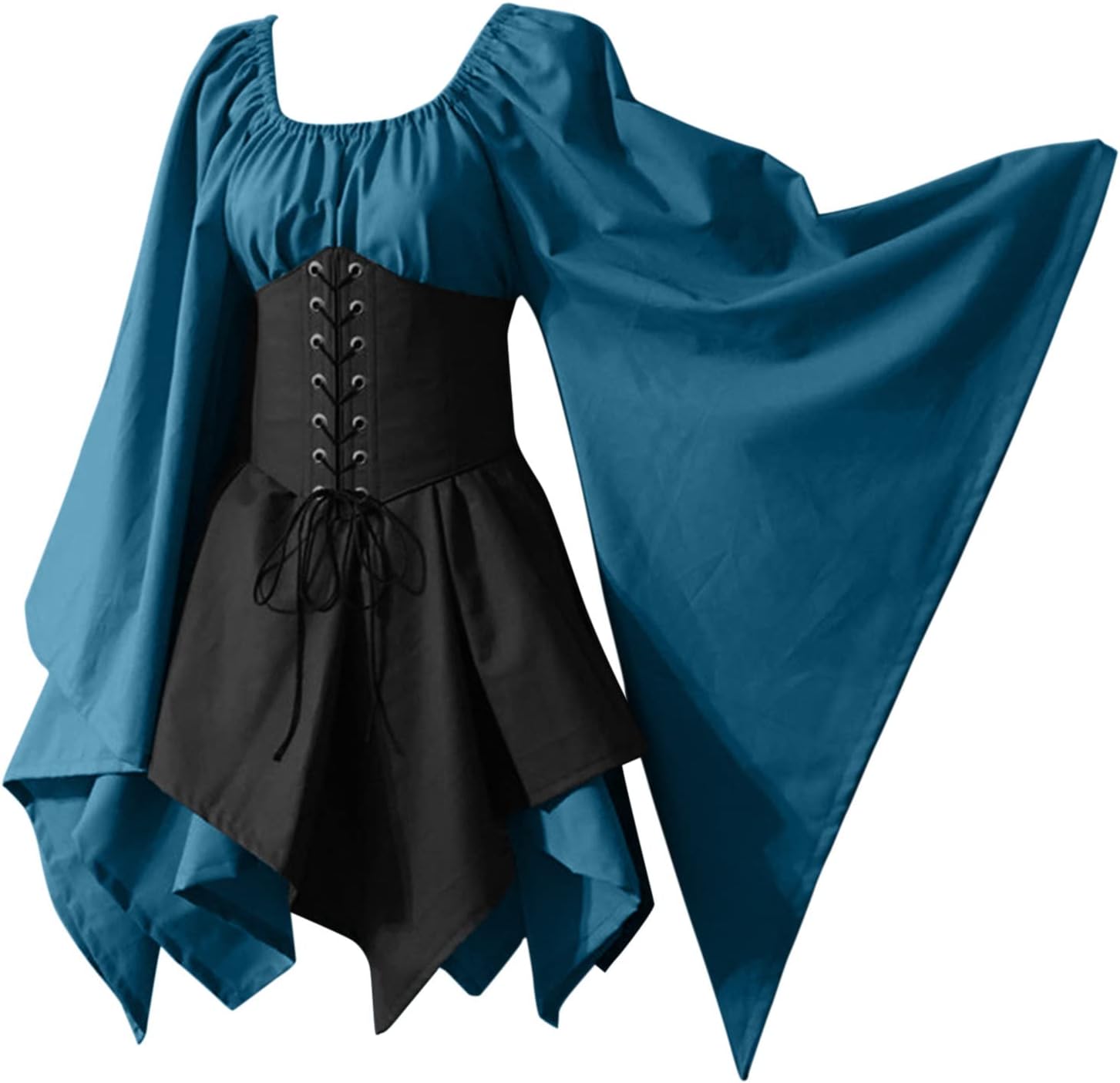 Muyise Womens Medieval Renaissance Gown Dress