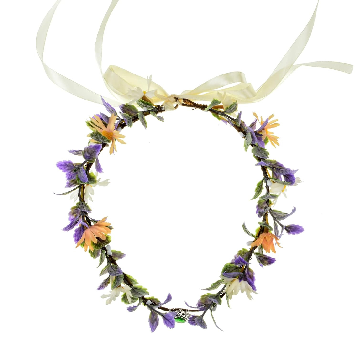 Delicate Flower Headband Set Perfect Renaissance Prop for Women Girls
