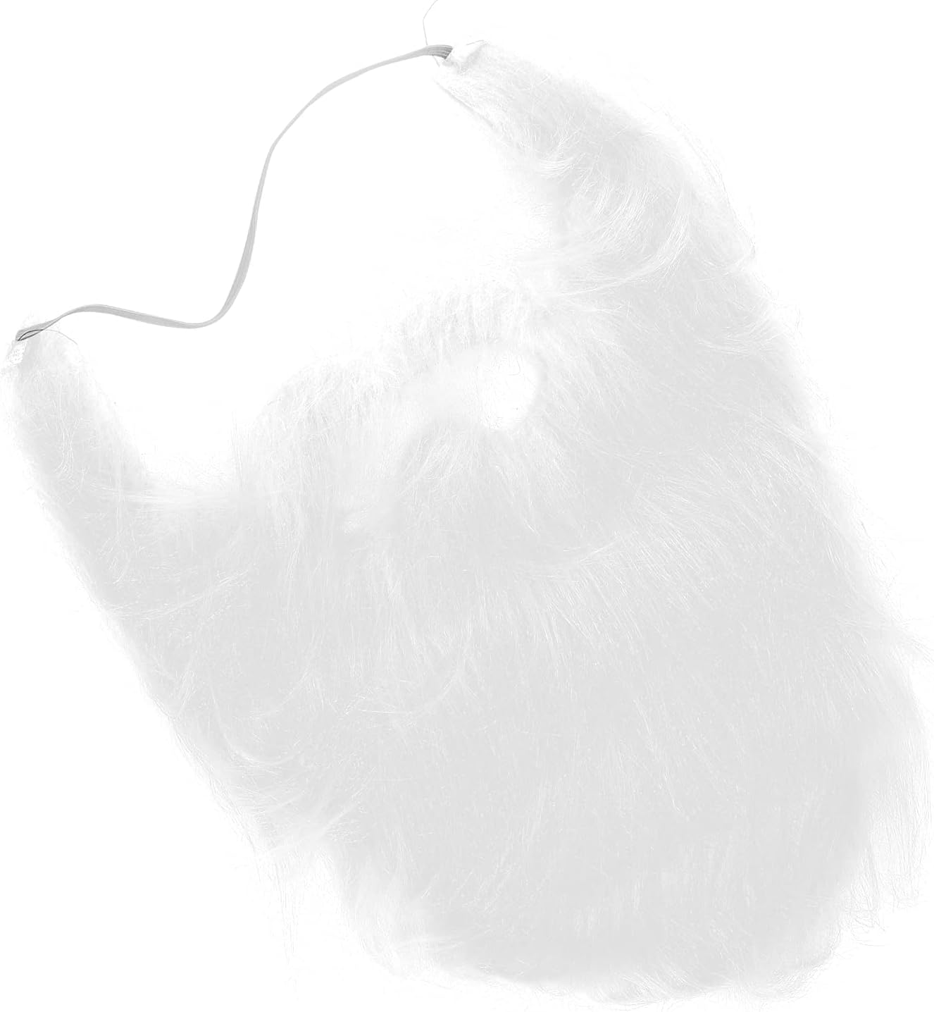 OUCRIY Fake White Beard Elastic Plush Party Costume for Bearded Look