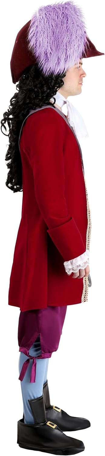 Halloween Swashbuckling Captain Hook Costume for Men