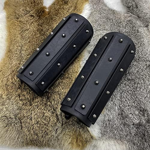 Cool Medieval Leather Vambrace Set