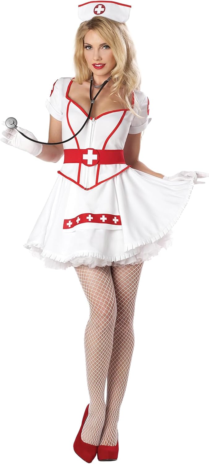 Big Plus-Size Nurse Heartbreaker Costume for Women
