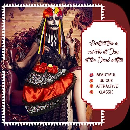 2-Piece Halloween Day of the Dead Costume Set for Women