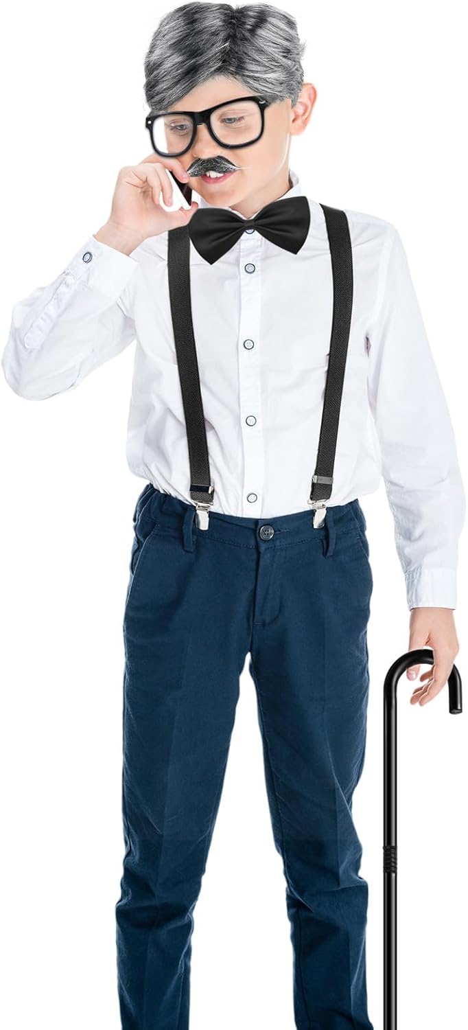 Kavoc Old Man Costume Kit Grandpa Costume 100 Days