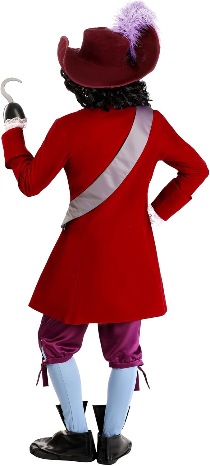 Halloween Swashbuckling Captain Hook Costume for Men