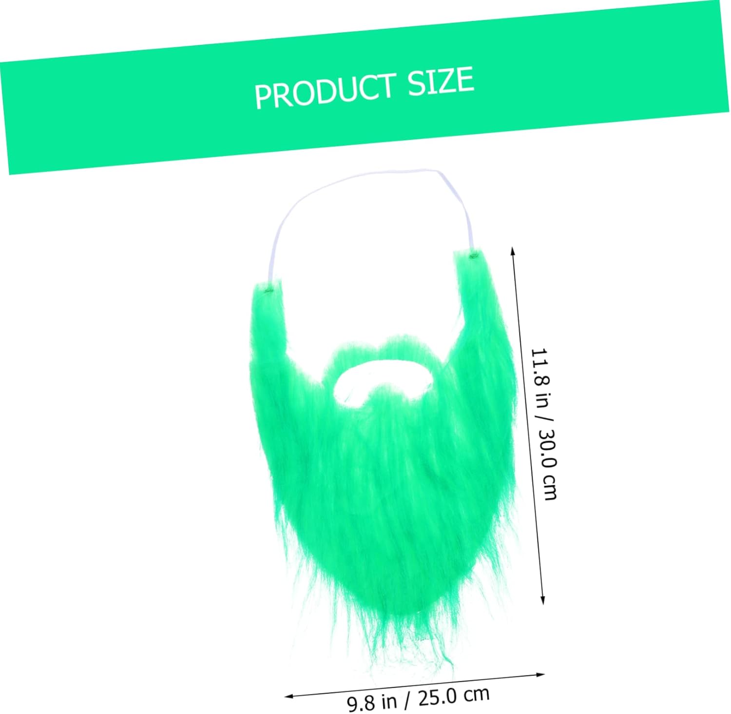 St Patricks Day fake beards 2Pcs costume set for festive celebrations