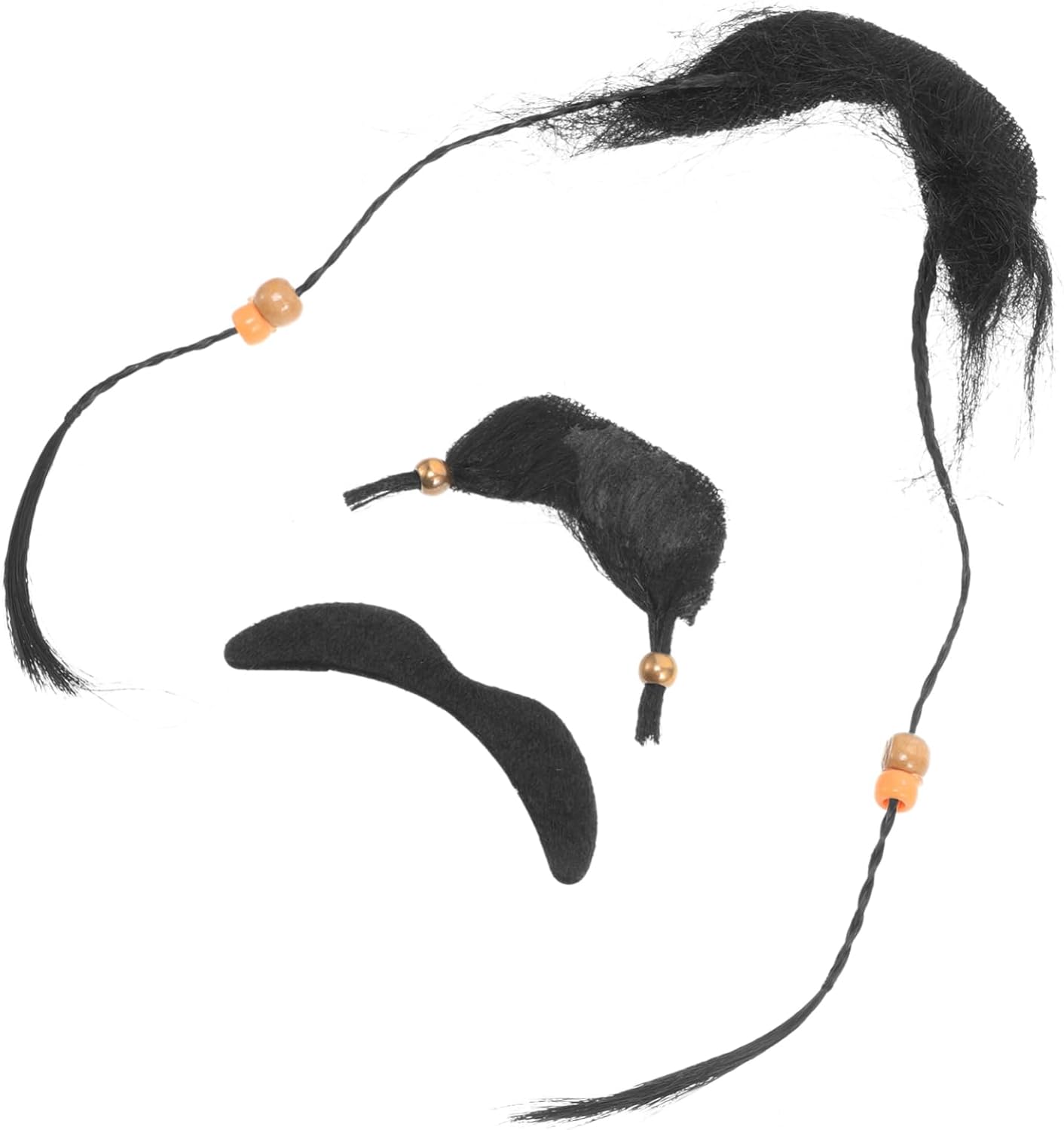 3pcs Realistic Pirate Beard Cosplay Tools
