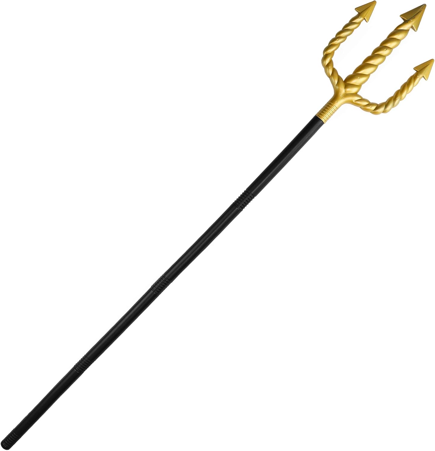 Skeleteen Gold Trident Costume Accessory Fun Pretty Pitchfork Spear