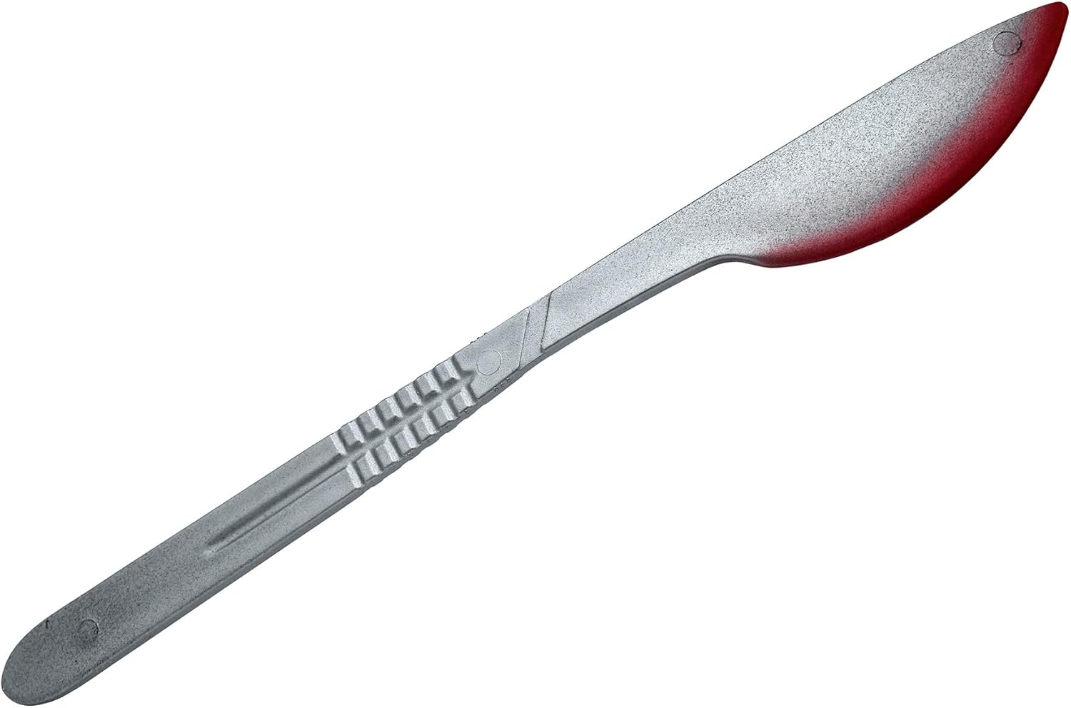 THIS Fake Bloody Medical Scalpel Knife Halloween Prop for costumes and fun