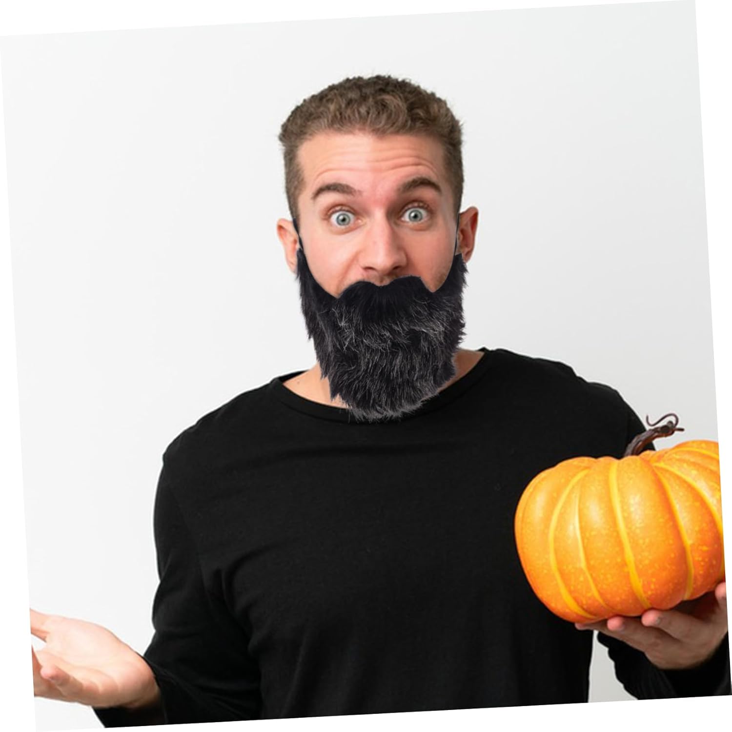 SOIMISS Realistic Fake Mustache Beard Costume Set