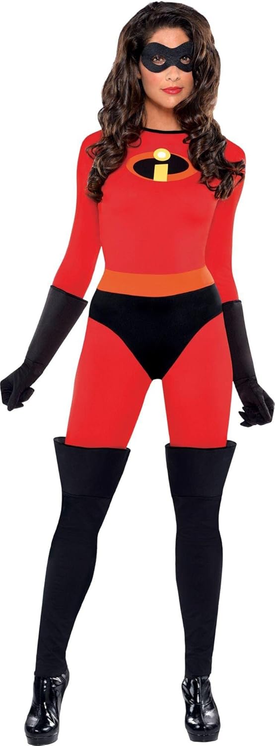 Party City Deluxe Mrs Incredible Costume for Women -The Incredibles Costume